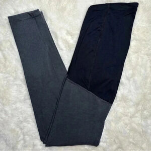 Isabel Maternity by Ingrid & Isabel Leggings Crossover Panel Black/Grey  Sz Med